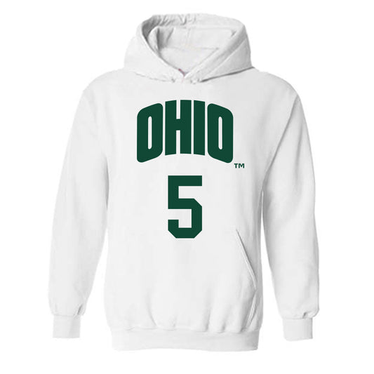 Ohio - NCAA Women's Basketball : Kennedi Watkins - Hooded Sweatshirt Classic Shersey