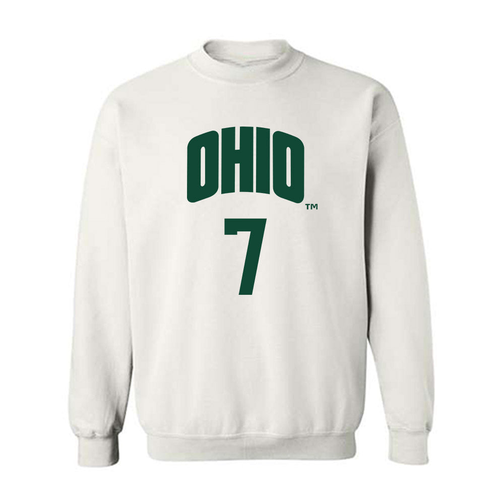 Ohio - NCAA Men's Basketball : Ben Nicol - Crewneck Sweatshirt Classic Shersey