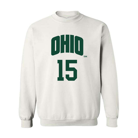 Ohio - NCAA Men's Basketball : Quinn Corna - Crewneck Sweatshirt Classic Shersey