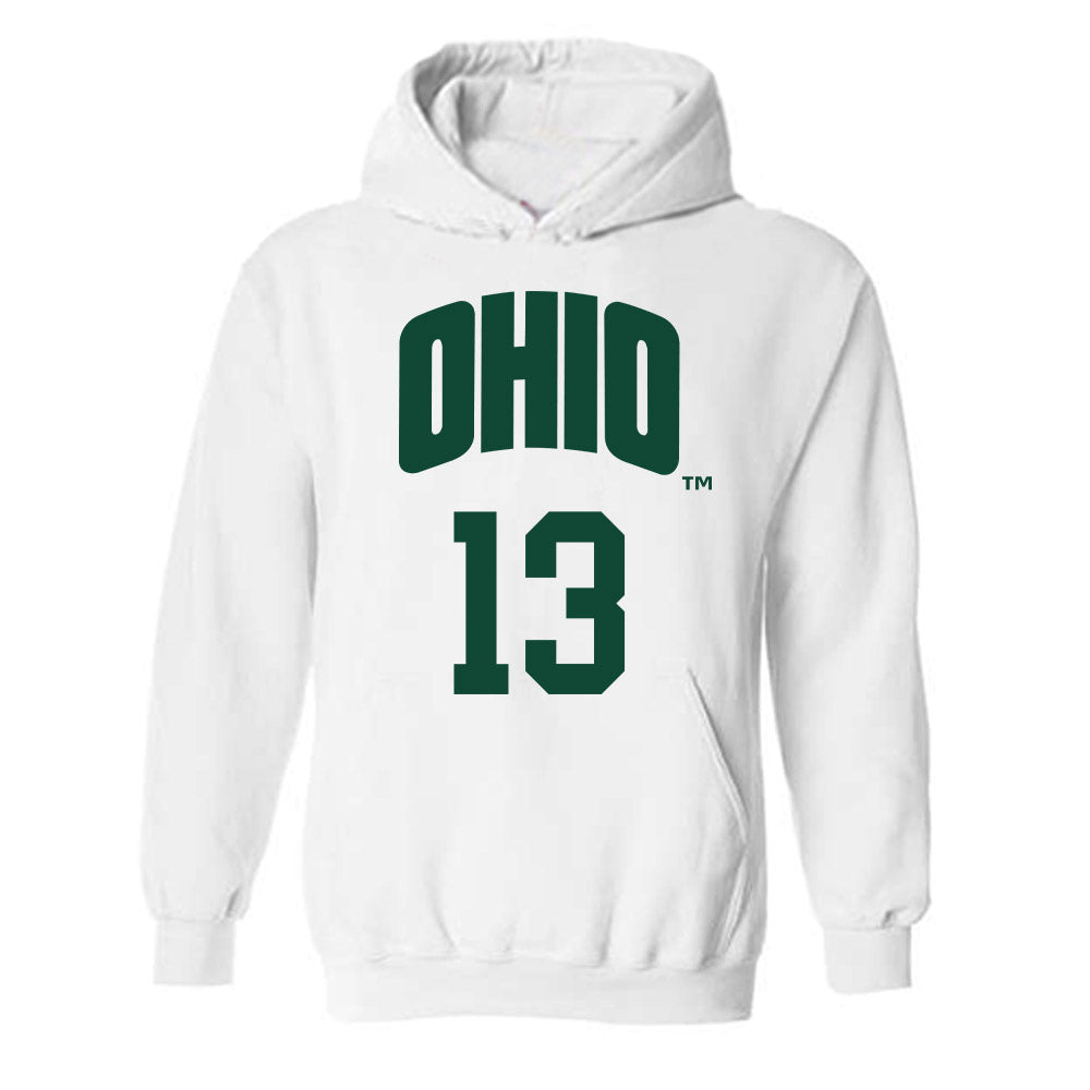 Ohio - NCAA Women's Basketball : Monica Williams - Hooded Sweatshirt Classic Shersey