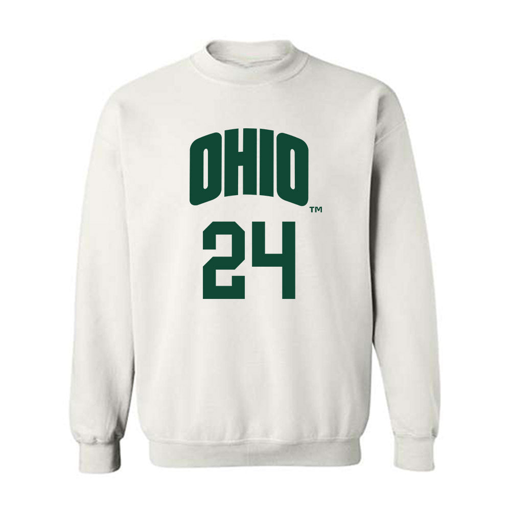 Ohio - NCAA Women's Basketball : Aja Austin - Crewneck Sweatshirt Classic Shersey