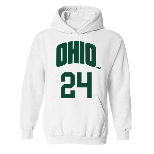 Ohio - NCAA Women's Basketball : Aja Austin - Hooded Sweatshirt Classic Shersey