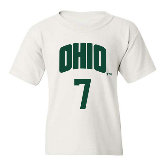 Ohio - NCAA Men's Basketball : Ben Nicol - Youth T-Shirt Classic Shersey