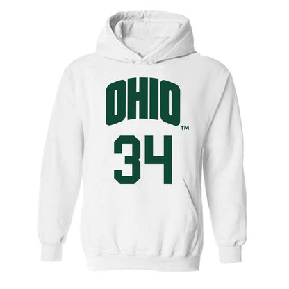 Ohio - NCAA Women's Basketball : Emma Barnett - Hooded Sweatshirt Classic Shersey