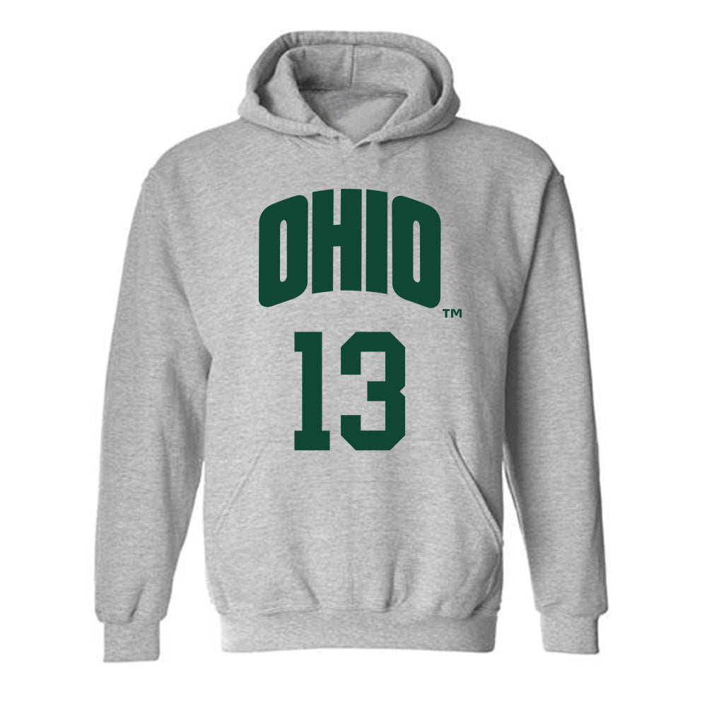 Ohio - NCAA Women's Basketball : Monica Williams - Hooded Sweatshirt Classic Shersey