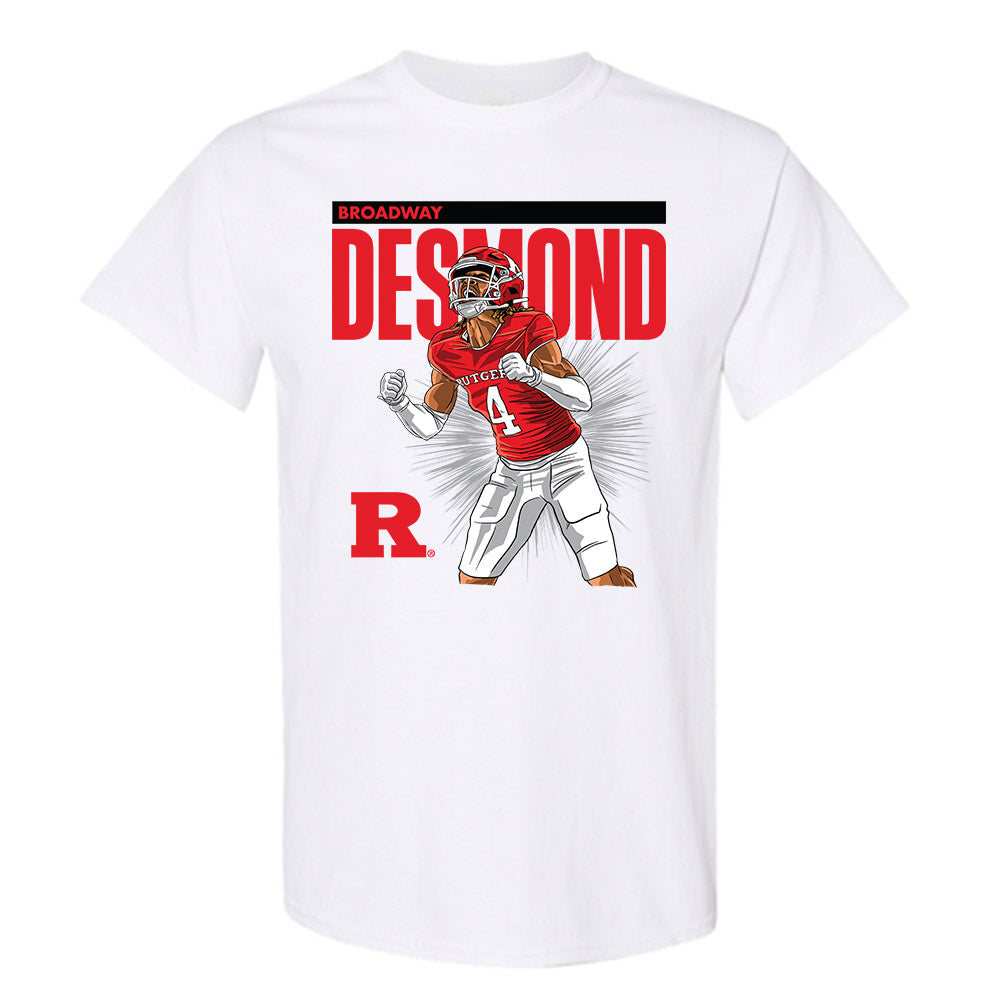 Rutgers - NCAA Football : Desmond Igbinosun Broadway T-Shirt
