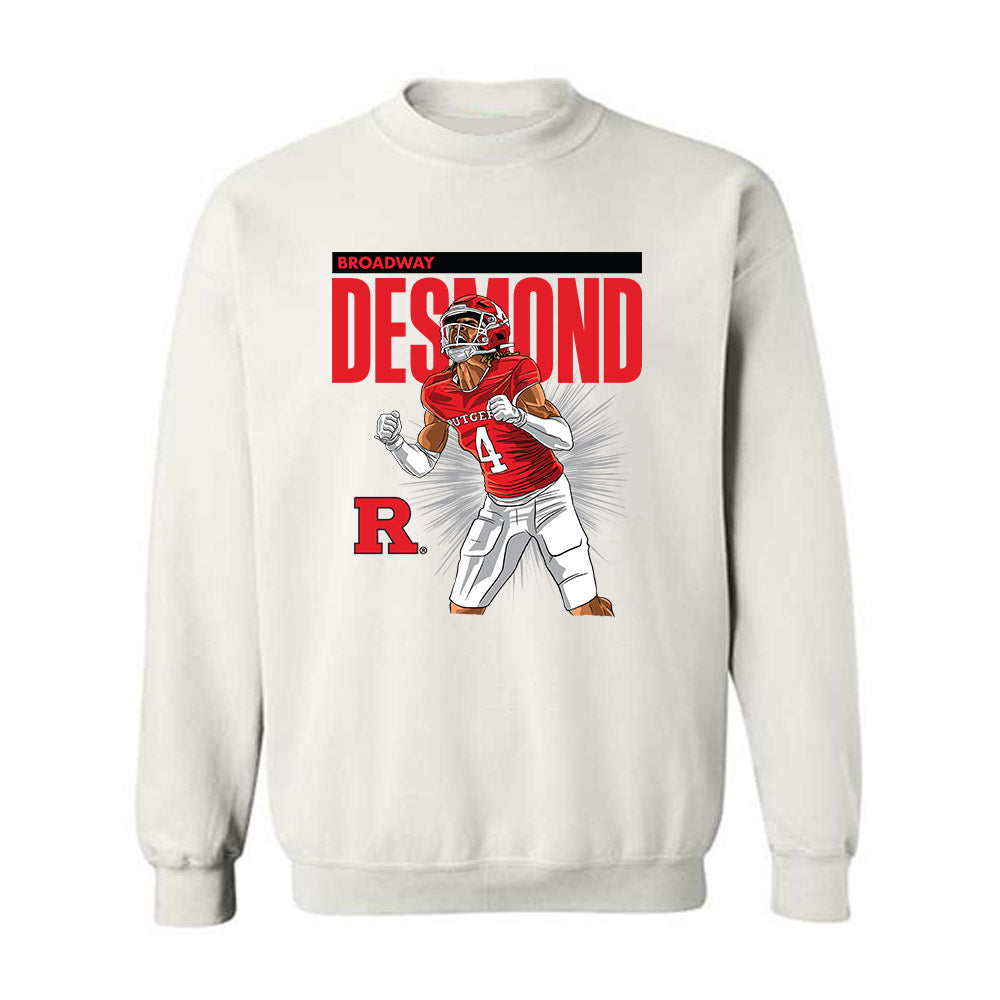 Rutgers - NCAA Football : Desmond Igbinosun Broadway Sweatshirt