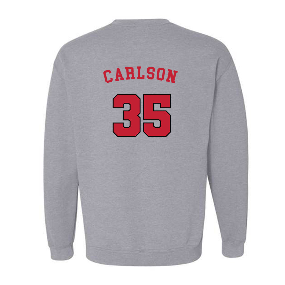 Utah - NCAA Men's Basketball : Branden Carlson - Crewneck Sweatshirt Sports Shersey