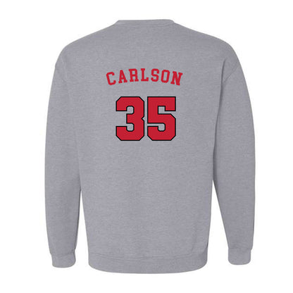 Utah - NCAA Men's Basketball : Branden Carlson - Crewneck Sweatshirt Sports Shersey