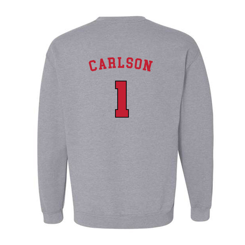 Utah - NCAA Men's Basketball : Ben Carlson - Crewneck Sweatshirt Sports Shersey