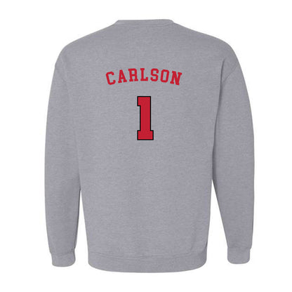 Utah - NCAA Men's Basketball : Ben Carlson - Crewneck Sweatshirt Sports Shersey