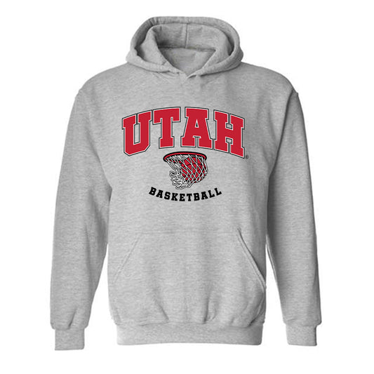 Utah - NCAA Men's Basketball : Jerry Huang - Hooded Sweatshirt Sports Shersey