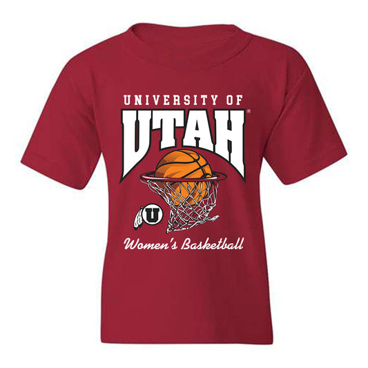 Utah - NCAA Women's Basketball : Alyssa Blanck - Youth T-Shirt Sports Shersey
