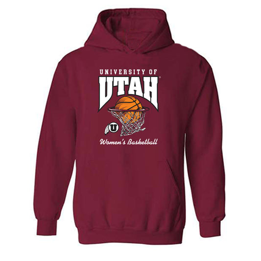 Utah - NCAA Women's Basketball : Sam Crispe - Hooded Sweatshirt Sports Shersey