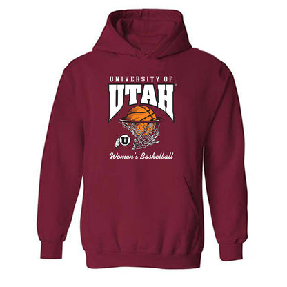 Utah - NCAA Women's Basketball : Maty Wilke - Hooded Sweatshirt Sports Shersey