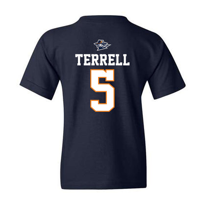 UTEP - NCAA Men's Basketball : David Terrell - Youth T-Shirt Sports Shersey