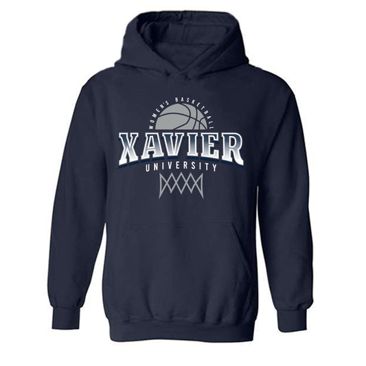 Xavier - NCAA Women's Basketball : Aby Shubert - Hooded Sweatshirt Sports Shersey