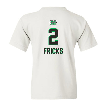 Marshall - NCAA Men's Basketball : Wyatt Fricks - Youth T-Shirt Sports Shersey