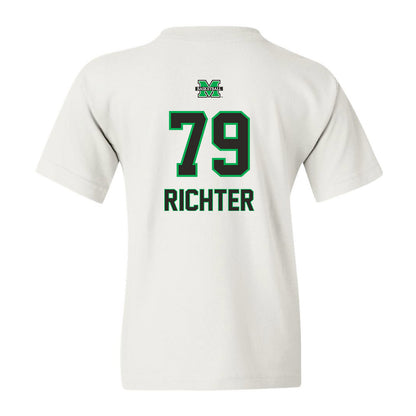 Marshall - NCAA Football : Christian Richter - Youth T-Shirt Sports Shersey