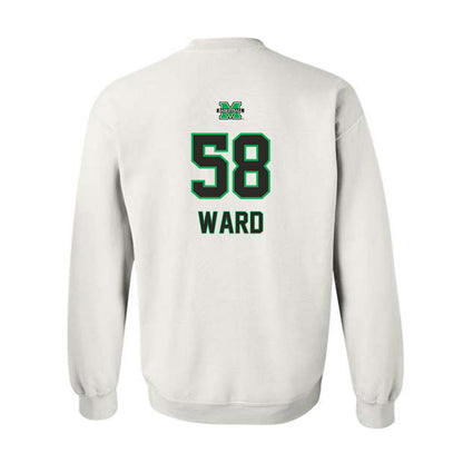 Marshall - NCAA Football : Braydin Ward - Crewneck Sweatshirt Sports Shersey