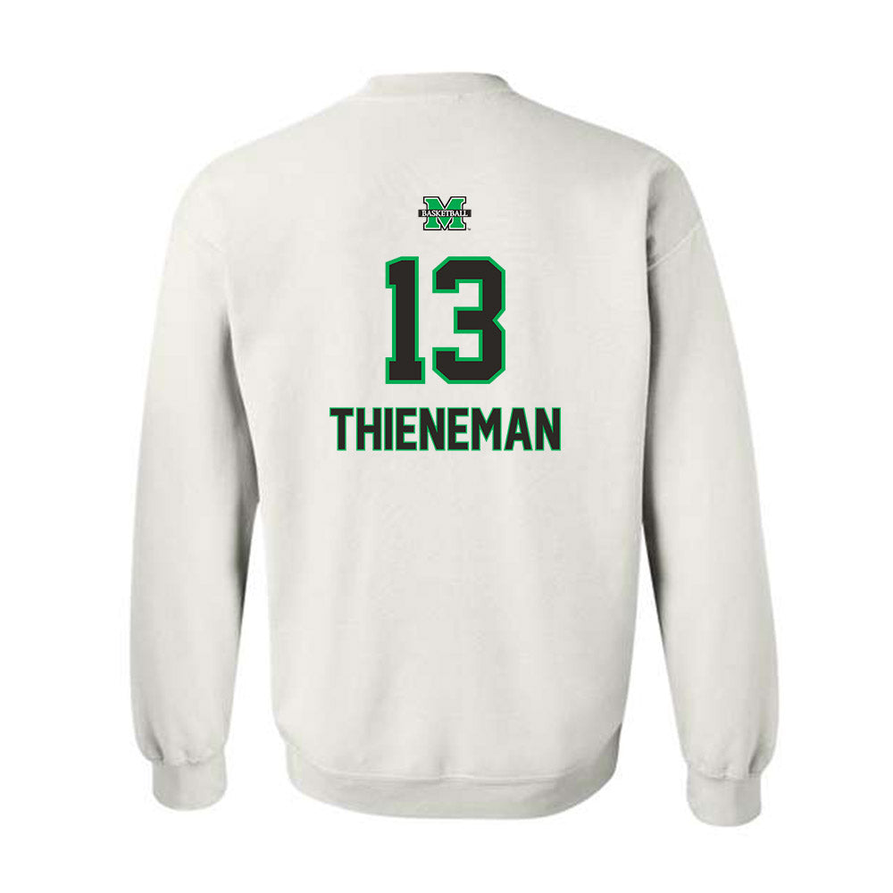 Marshall - NCAA Men's Basketball : Creighton Thieneman - Crewneck Sweatshirt Sports Shersey