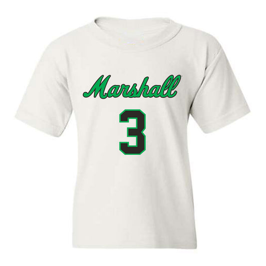 Marshall - NCAA Men's Basketball : Kyle Braun - Youth T-Shirt Sports Shersey