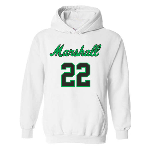Marshall - NCAA Women's Basketball : Ashley Tudor - Hooded Sweatshirt Sports Shersey