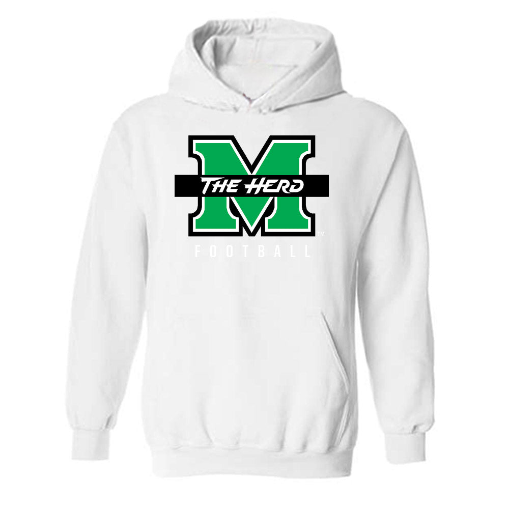 Marshall - NCAA Football : Corey Myrick - Hooded Sweatshirt Sports Shersey