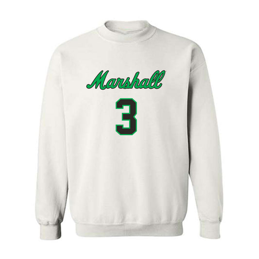 Marshall - NCAA Men's Basketball : Kyle Braun - Crewneck Sweatshirt Sports Shersey