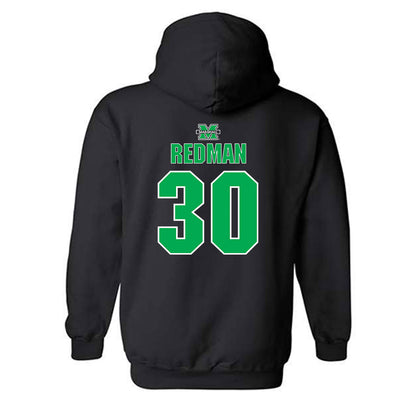 Marshall - NCAA Women's Basketball : Aarionna Redman - Hooded Sweatshirt Sports Shersey