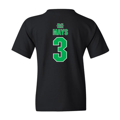 Marshall - NCAA Women's Basketball : Cairah Mays - Youth T-Shirt Sports Shersey