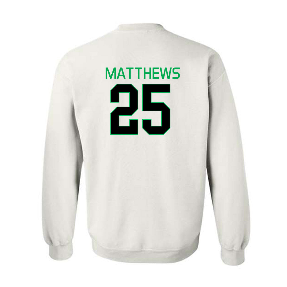 Marshall - NCAA Women's Basketball : Mahogany Matthews - Crewneck Sweatshirt Sports Shersey