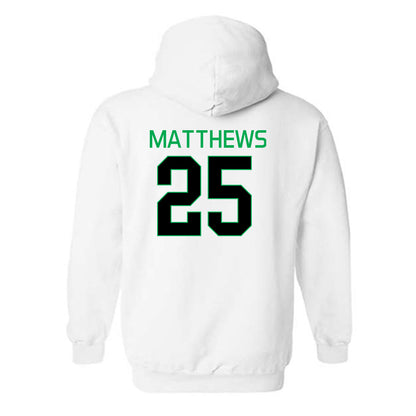 Marshall - NCAA Women's Basketball : Mahogany Matthews - Hooded Sweatshirt Sports Shersey