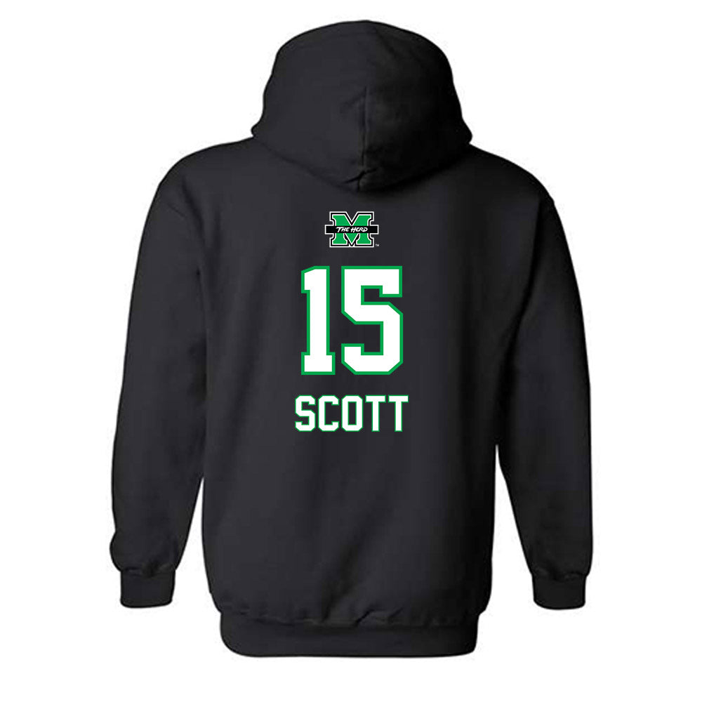 Marshall - NCAA Women's Basketball : Sydni Scott - Hooded Sweatshirt Sports Shersey