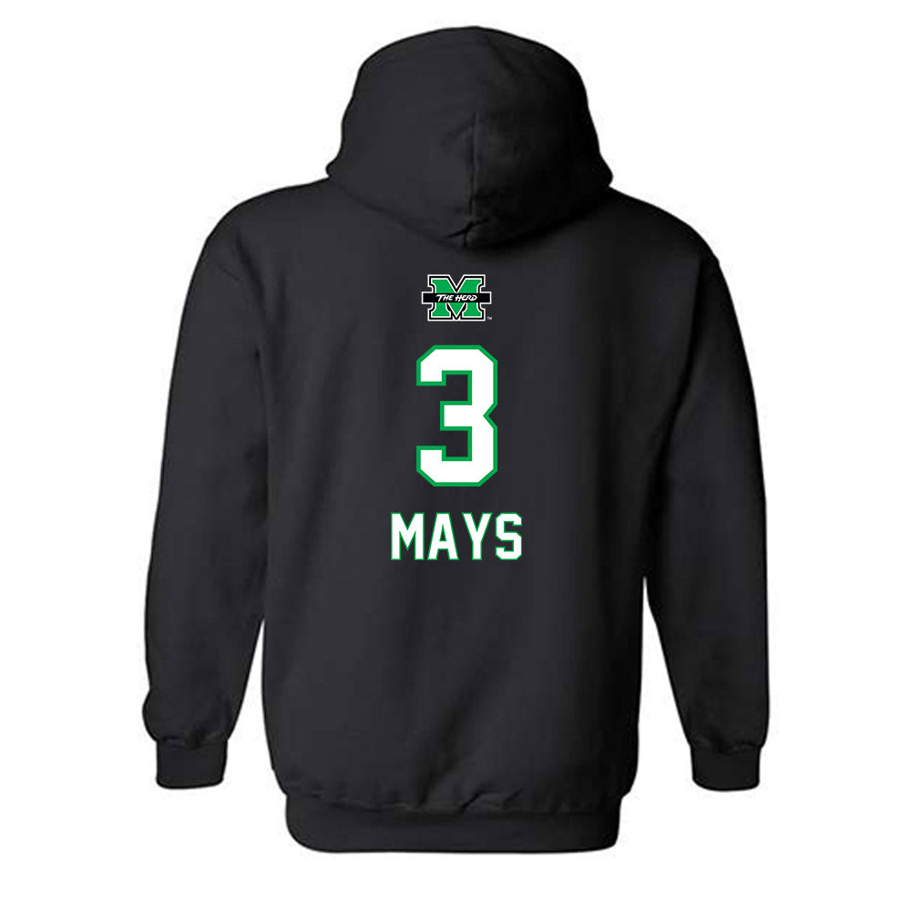 Marshall - NCAA Women's Basketball : Cairah Mays - Hooded Sweatshirt Sports Shersey