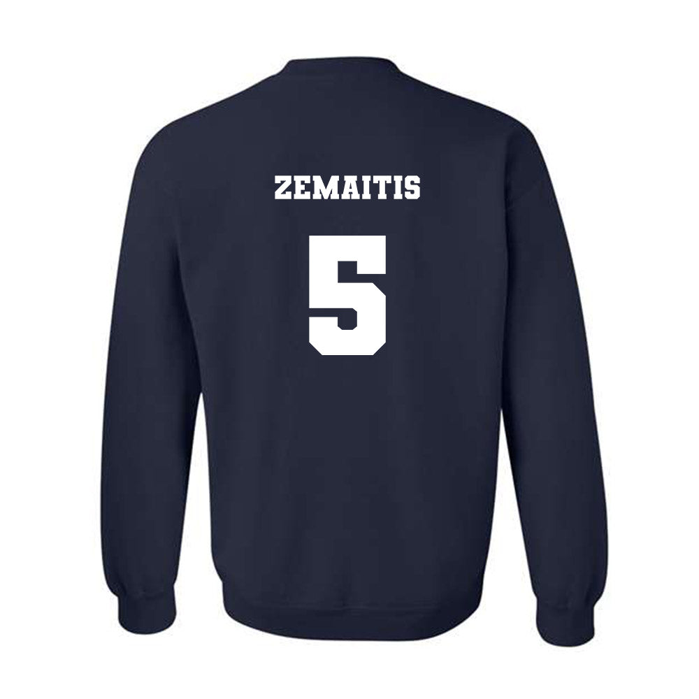 Xavier - NCAA Baseball : Drew Zemaitis - Crewneck Sweatshirt Classic Shersey