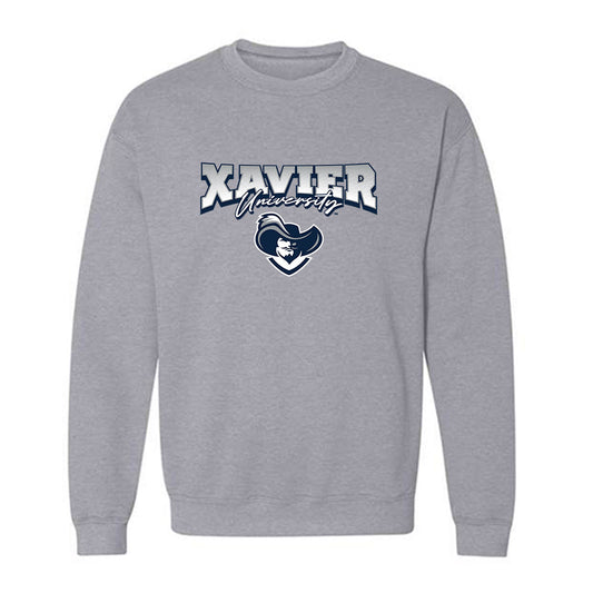 Xavier - NCAA Baseball : Braxton Brinegar - Crewneck Sweatshirt Classic Shersey