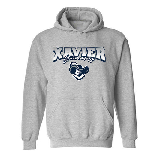 Xavier - NCAA Baseball : Braxton Brinegar - Hooded Sweatshirt Classic Shersey