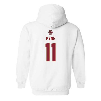 Boston College - NCAA Women's Ice Hockey : Katie Pyne - Hooded Sweatshirt Sports Shersey