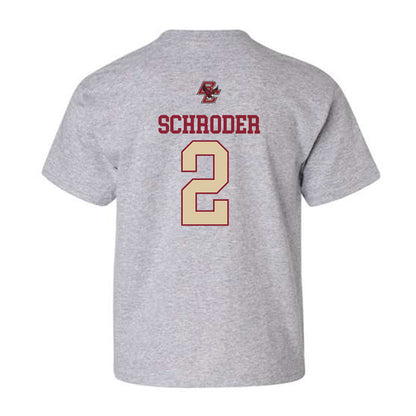 Boston College - NCAA Women's Volleyball : Halle Schroder - Sports Shersey Youth T-Shirt