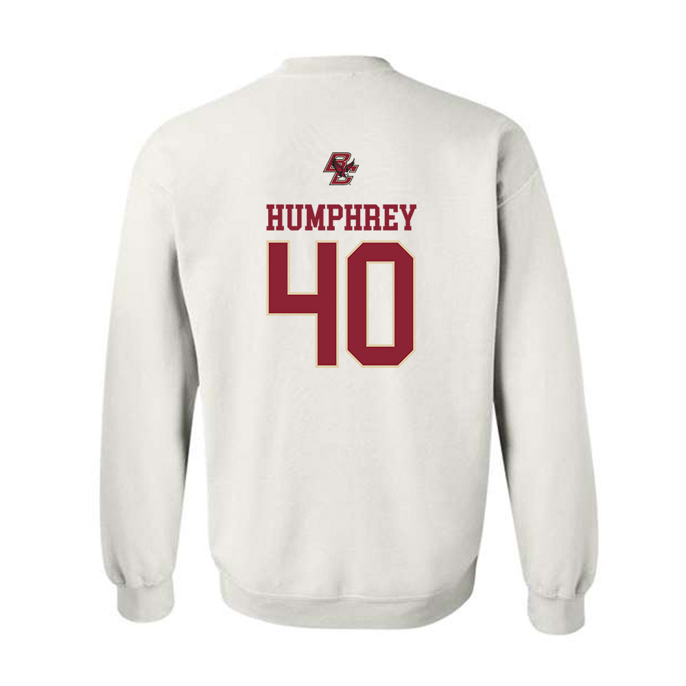 Boston College - NCAA Baseball : Tony Humphrey - Crewneck Sweatshirt Sports Shersey