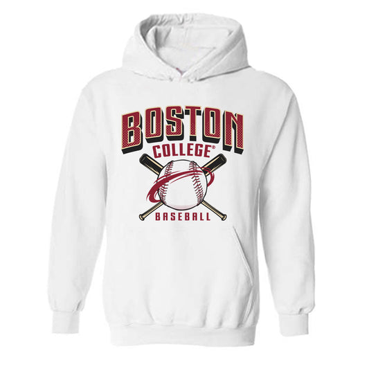 Boston College - NCAA Baseball : Eric Schroeder - Hooded Sweatshirt Sports Shersey