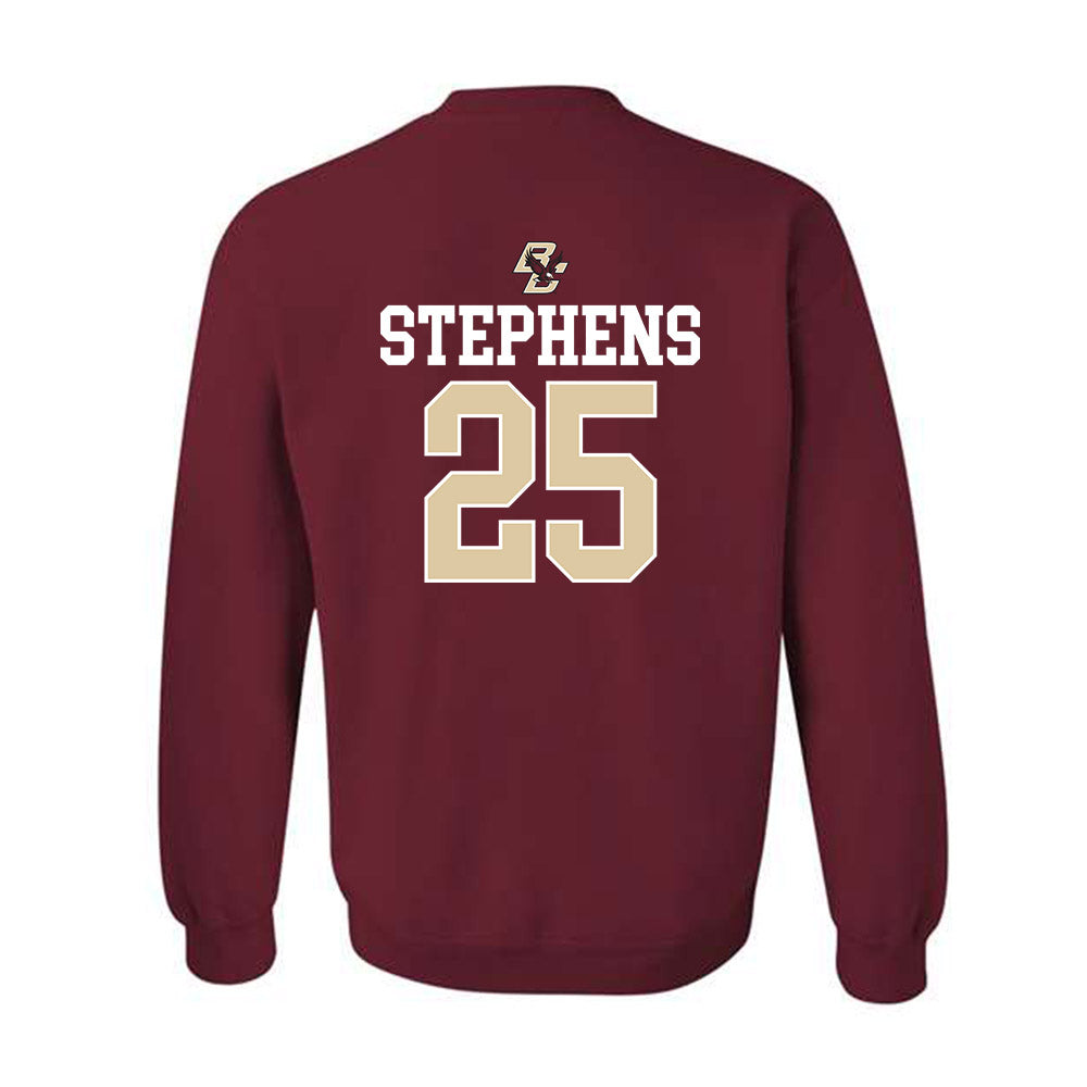 Boston College - NCAA Softball : Jordan Stephens - Crewneck Sweatshirt Sports Shersey