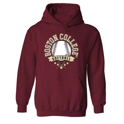 Boston College - NCAA Softball : Darien McDonough - Hooded Sweatshirt Sports Shersey