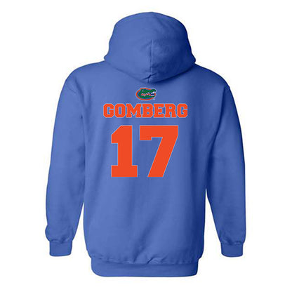 Florida - NCAA Baseball : Jacob Gomberg - Hooded Sweatshirt Sports Shersey