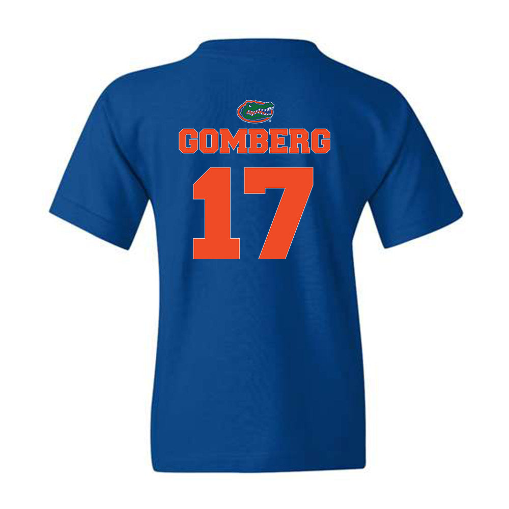 Florida - NCAA Baseball : Jacob Gomberg - Youth T-Shirt Sports Shersey