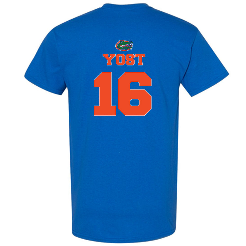Florida - NCAA Baseball : Hayden Yost - T-Shirt Sports Shersey
