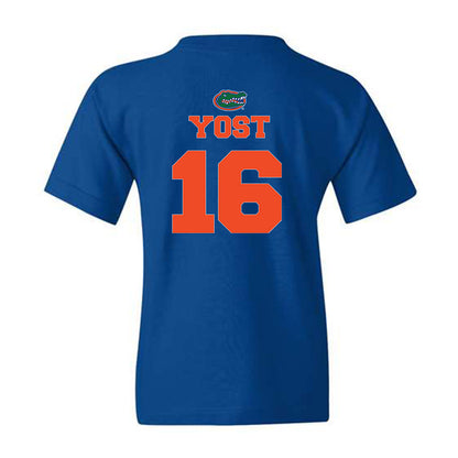 Florida - NCAA Baseball : Hayden Yost - Youth T-Shirt Sports Shersey