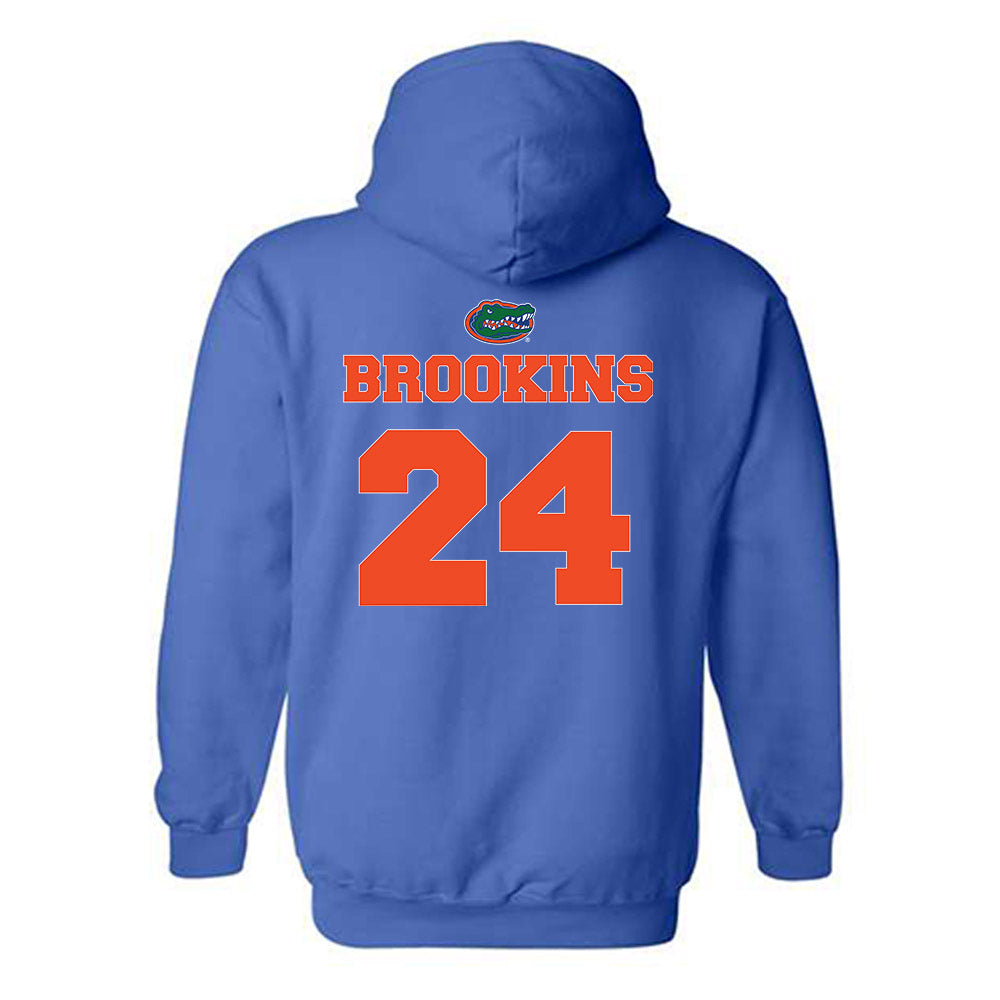 Florida - NCAA Baseball : Blake Brookins - Hooded Sweatshirt Sports Shersey