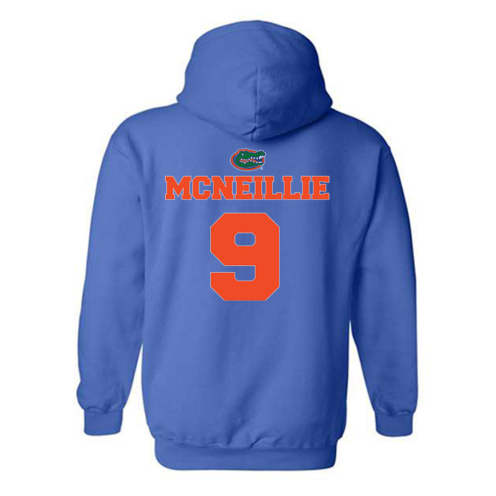 Florida - NCAA Baseball : Luke McNeillie - Hooded Sweatshirt Sports Shersey